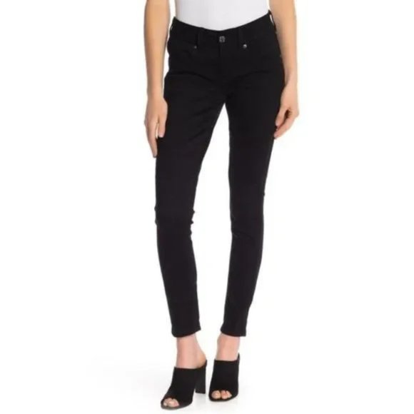Seven7 | Tummyless Fawn Black Super Skinny Stretch Jeans | Black | 12 - Picture 1 of 6